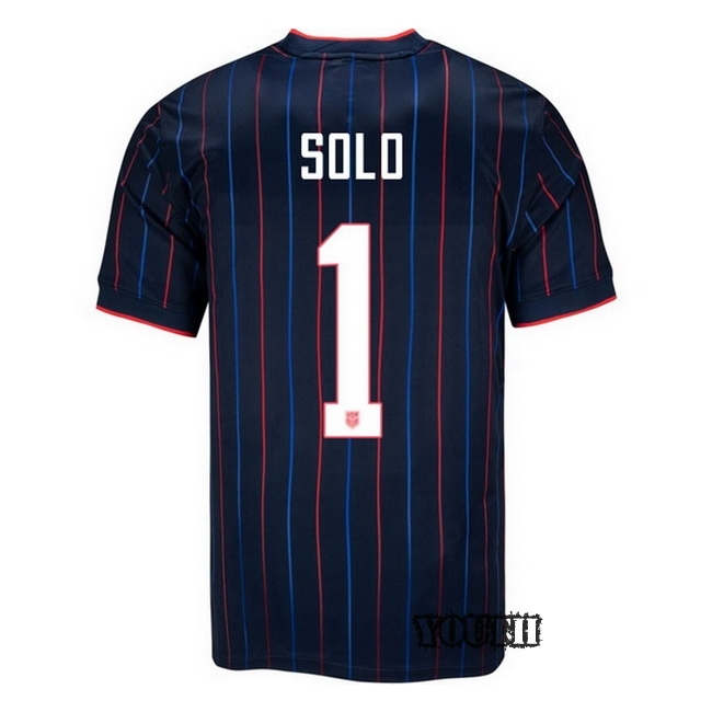 USA 2025 Hope Solo Away Youth Soccer Jersey