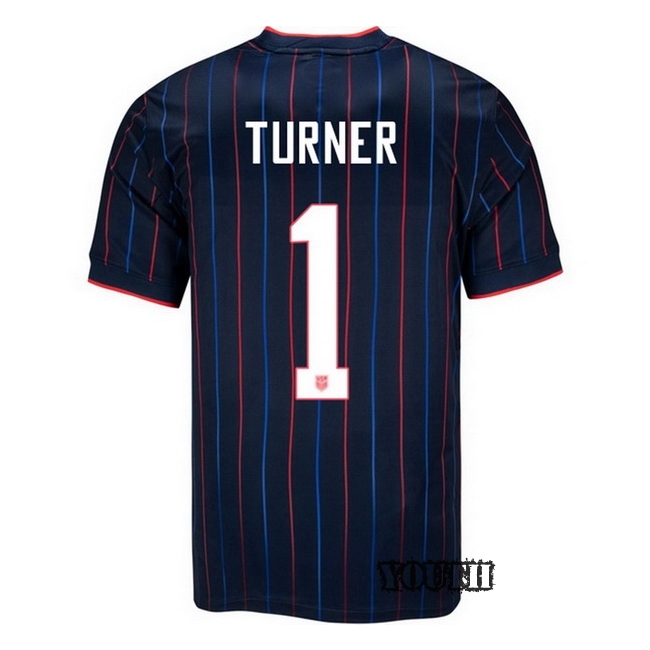USA 2025 Matt Turner Away Youth Soccer Jersey