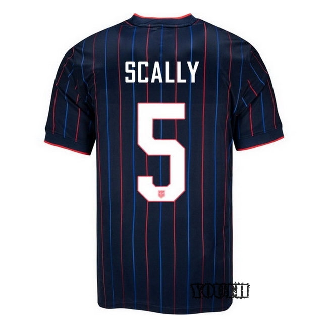 USA 2025 Joe Scally Away Youth Soccer Jersey