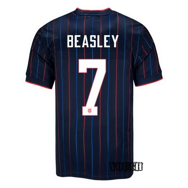 USA 2025 DaMarcus Beasley Away Youth Soccer Jersey