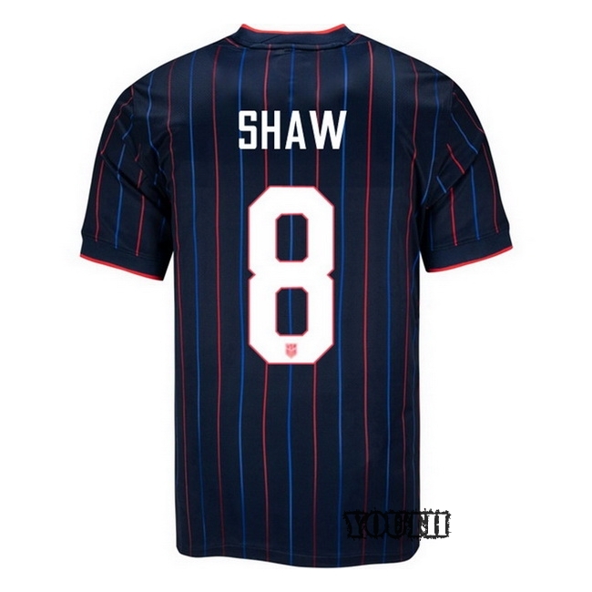 USA 2025 Jaedyn Shaw Away Youth Soccer Jersey