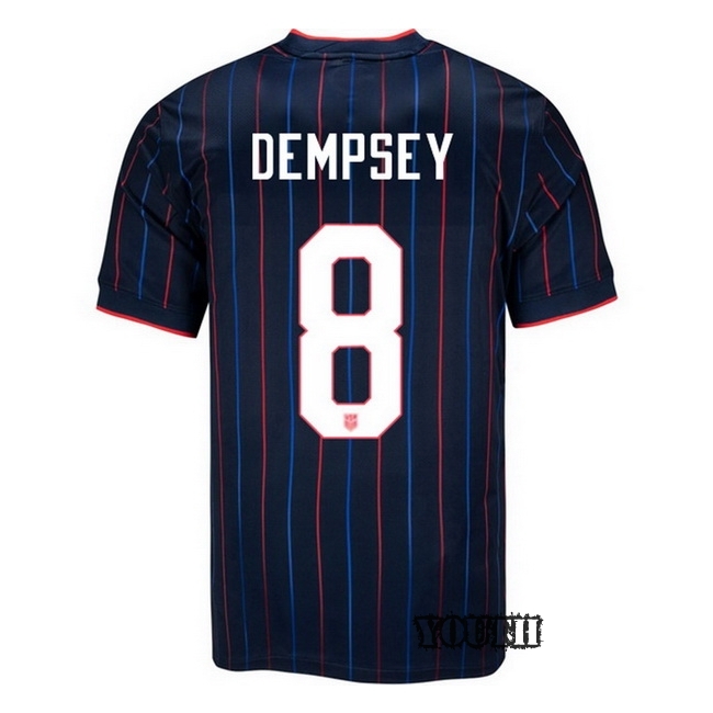 USA 2025 Clint Dempsey Away Youth Soccer Jersey