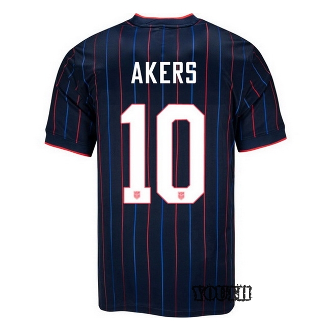 USA 2025 Michelle Akers Away Youth Soccer Jersey