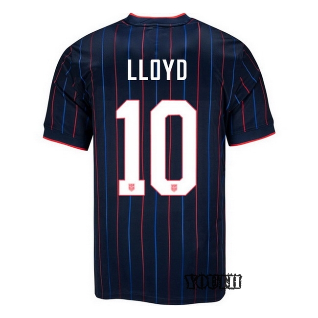 USA 2025 Carli Lloyd Away Youth Soccer Jersey