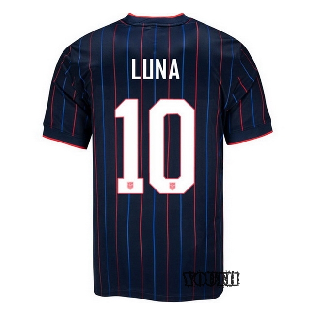USA 2025 Diego Luna Away Youth Soccer Jersey