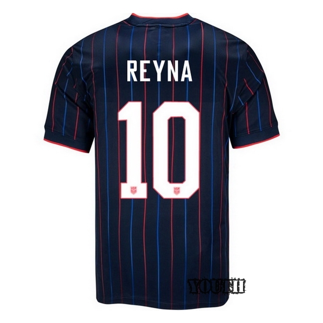 USA 2025 Claudio Reyna Away Youth Soccer Jersey
