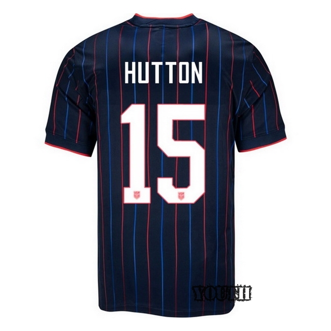 USA 2025 Claire Hutton Away Youth Soccer Jersey