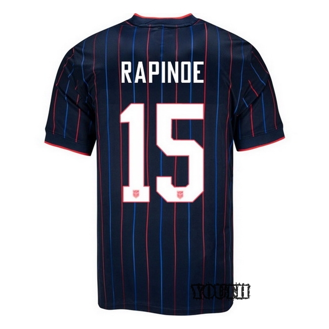 USA 2025 Megan Rapinoe Away Youth Soccer Jersey