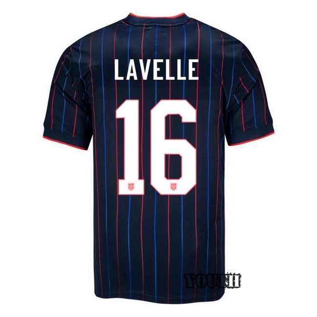 USA 2025 Rose Lavelle Away Youth Soccer Jersey