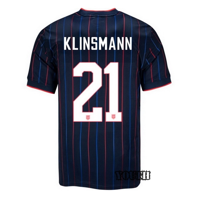 USA 2025 Jonathan Klinsmann Away Youth Soccer Jersey