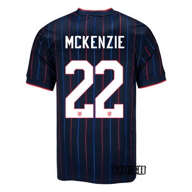 USA 2025 Mark McKenzie Away Youth Soccer Jersey