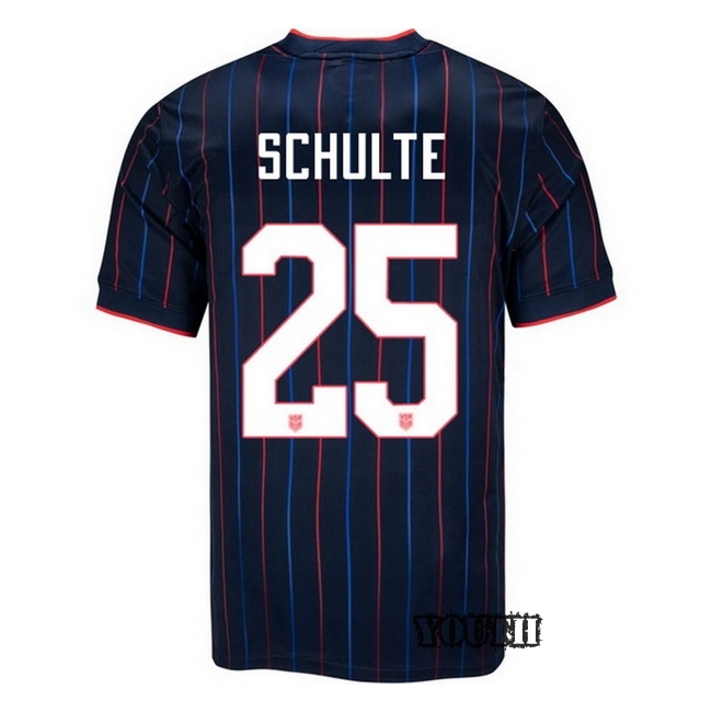 USA 2025 Patrick Schulte Away Youth Soccer Jersey