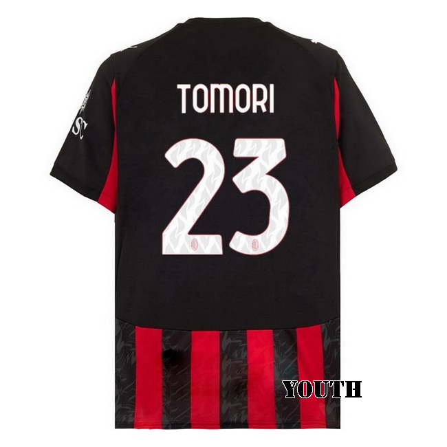 2025/26 Fikayo Tomori #23 Home Youth Soccer Jersey