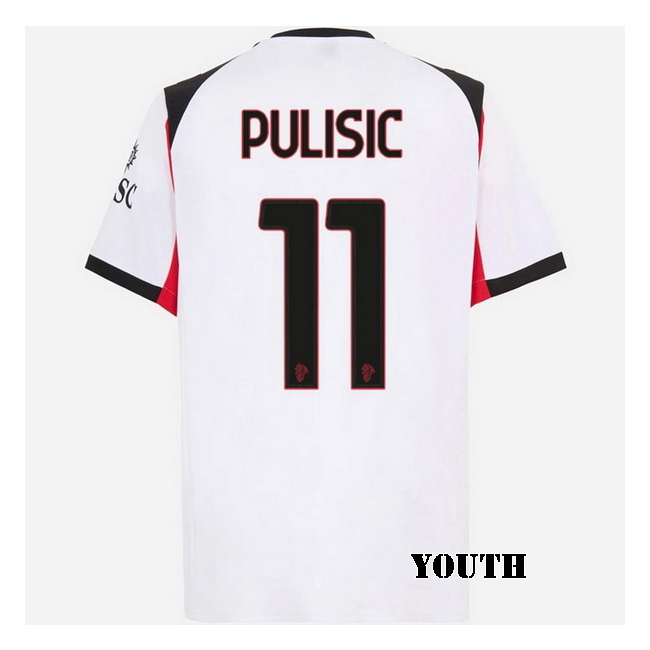 2025/26 Christian Pulisic #11 Away Youth Soccer Jersey