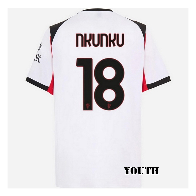 2025/26 Christopher Nkunku #18 Away Youth Soccer Jersey