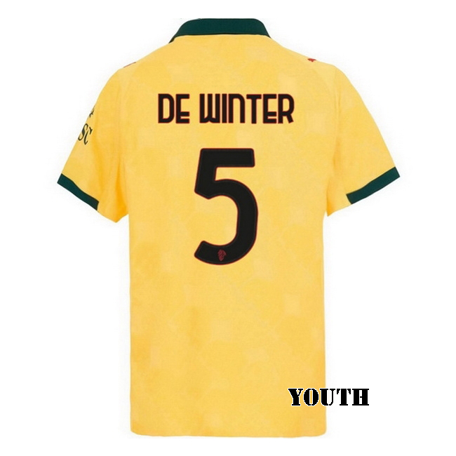 2025/26 Koni De Winter #5 Third Youth Soccer Jersey