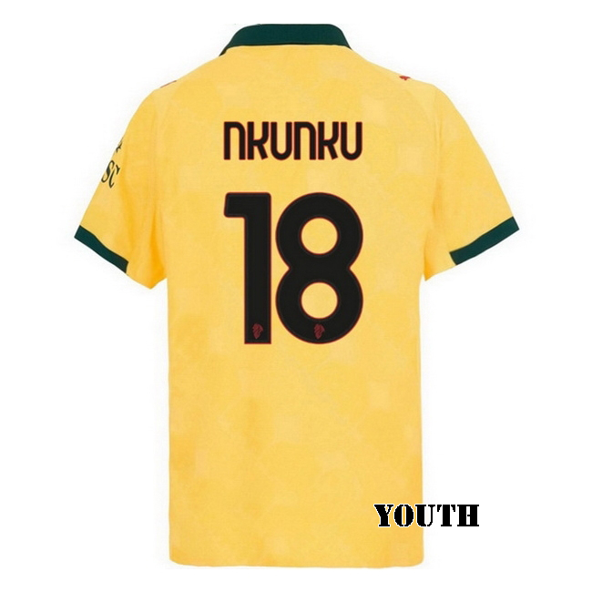 2025/26 Christopher Nkunku #18 Third Youth Soccer Jersey
