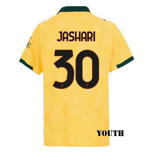 2025/26 Ardon Jashari #30 Third Youth Soccer Jersey