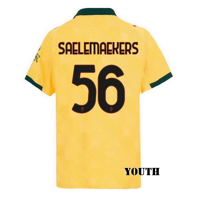 2025/26 Alexis Saelemaekers #56 Third Youth Soccer Jersey