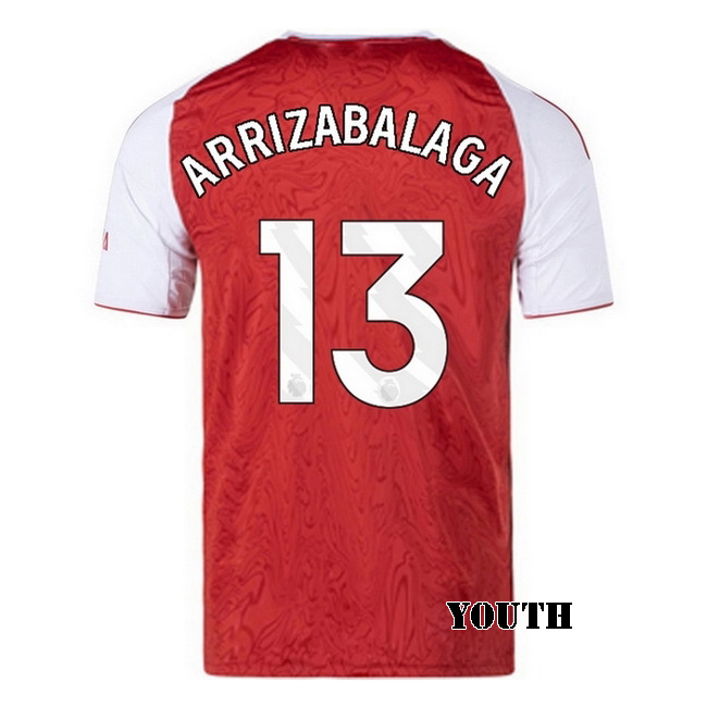 2025/26 Kepa Arrizabalaga #13 Home Youth Soccer Jersey