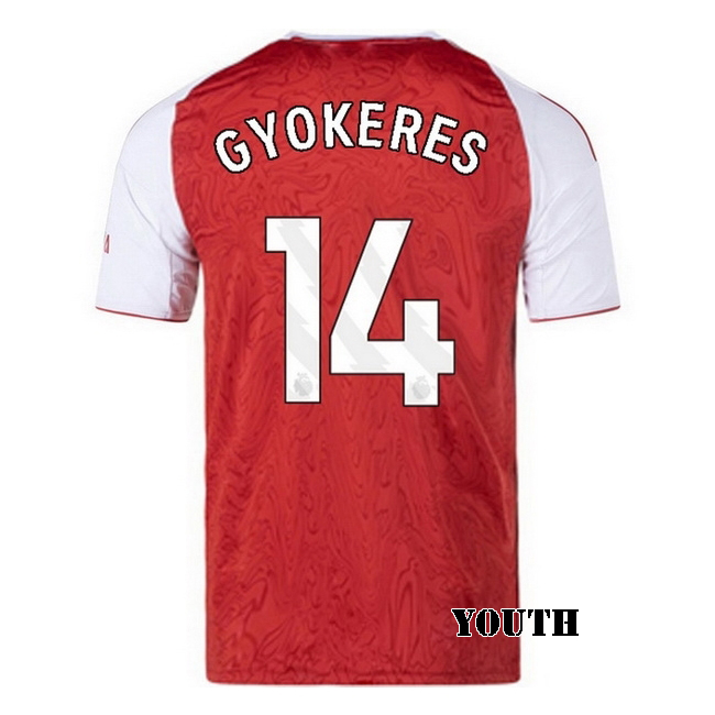2025/26 Viktor Gyokeres #14 Home Youth Soccer Jersey