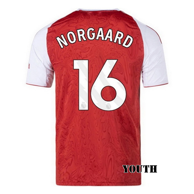 2025/26 Christian Norgaard #16 Home Youth Soccer Jersey