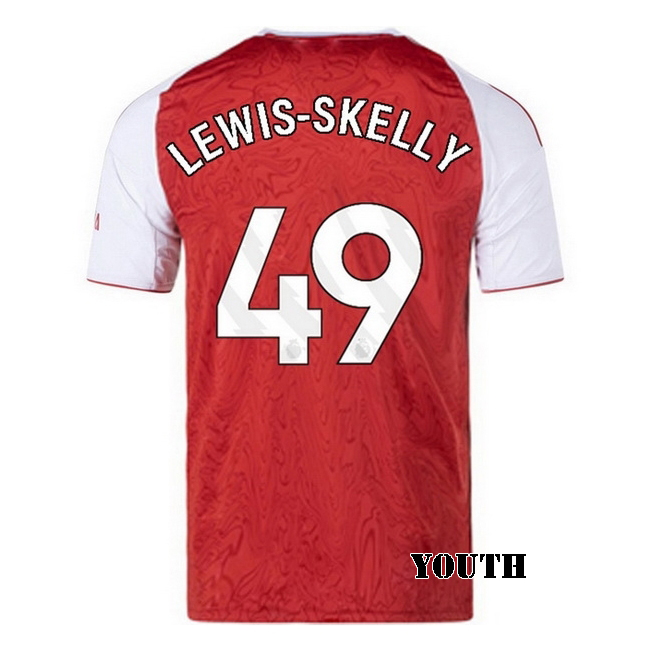 2025/26 Myles Lewis-Skelly #49 Home Youth Soccer Jersey