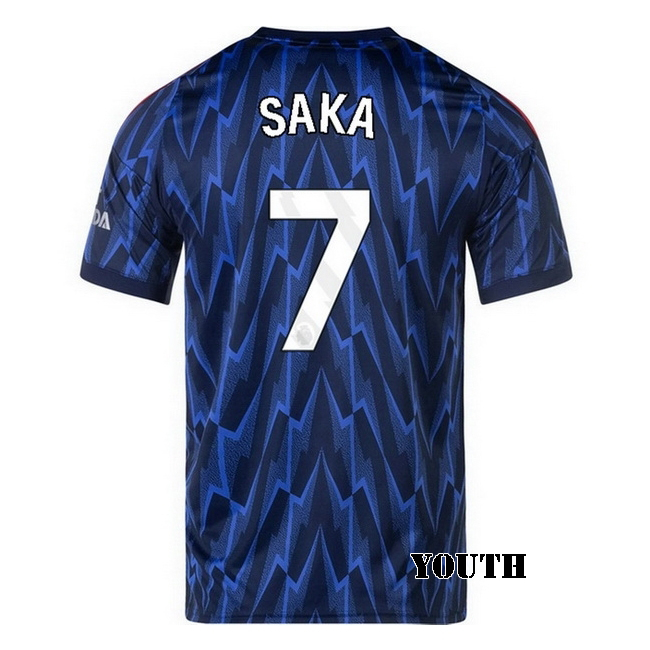 2025/26 Bukayo Saka #7 Away Youth Soccer Jersey
