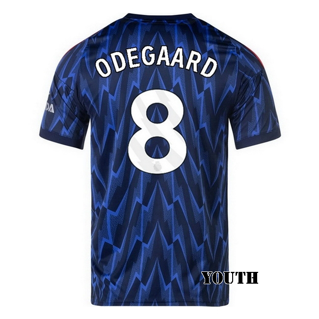 2025/26 Martin Odegaard #8 Away Youth Soccer Jersey