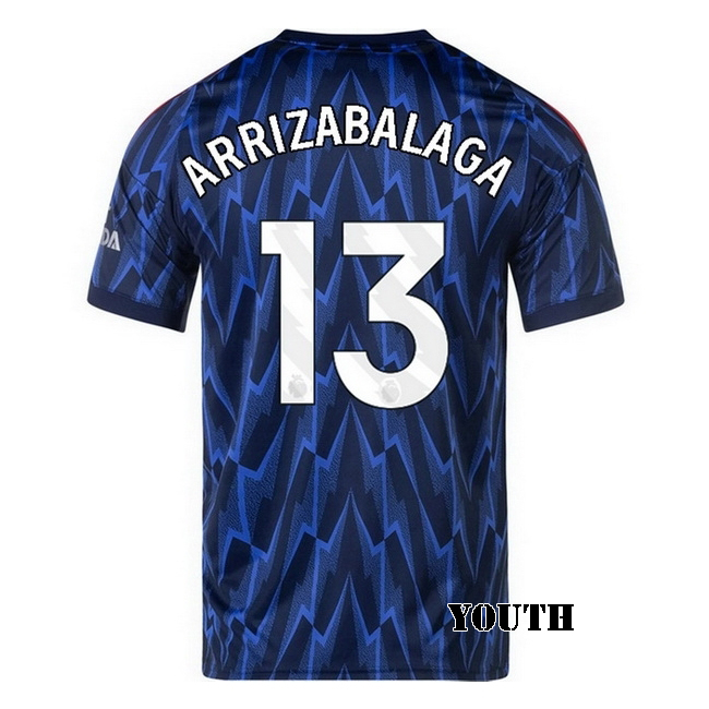 2025/26 Kepa Arrizabalaga #13 Away Youth Soccer Jersey
