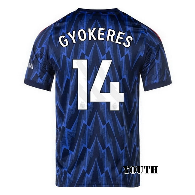 2025/26 Viktor Gyokeres #14 Away Youth Soccer Jersey