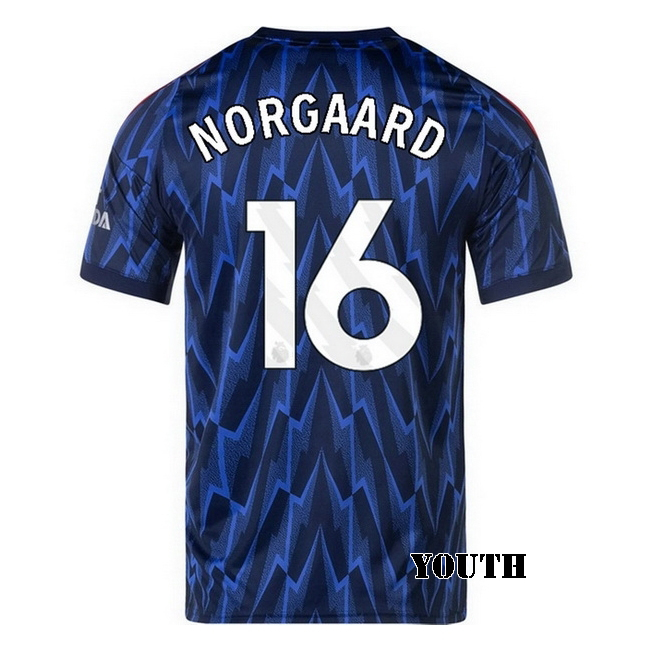 2025/26 Christian Norgaard #16 Away Youth Soccer Jersey