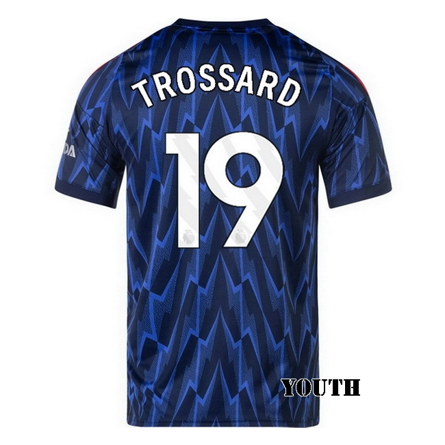 2025/26 Leandro Trossard #19 Away Youth Soccer Jersey