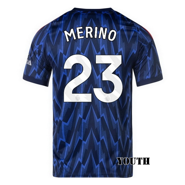 2025/26 Mikel Merino #23 Away Youth Soccer Jersey