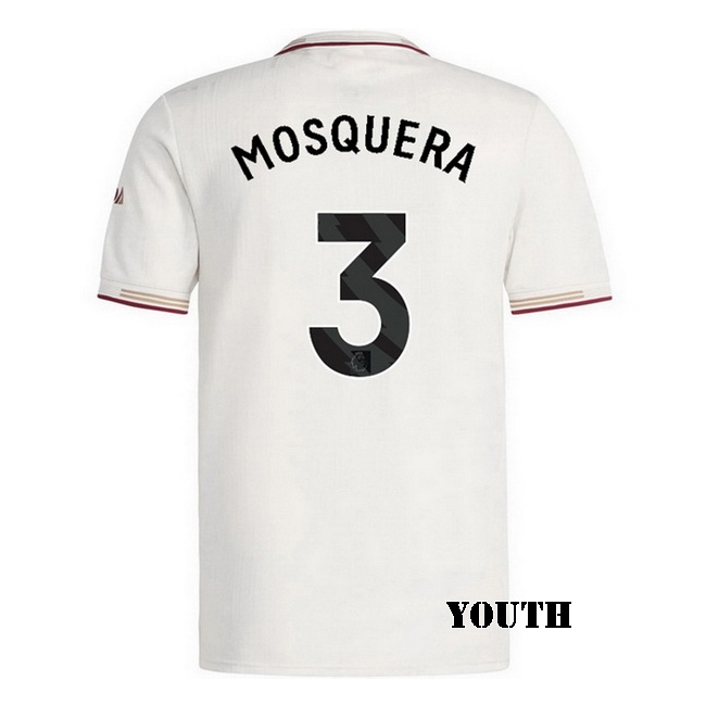 2025/26 Cristhian Mosquera #3 Third Youth Soccer Jersey