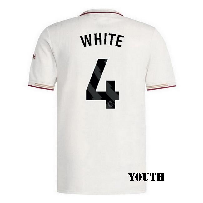 2025/26 Ben White #4 Third Youth Soccer Jersey