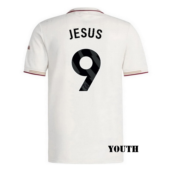 2025/26 Gabriel Jesus #9 Third Youth Soccer Jersey