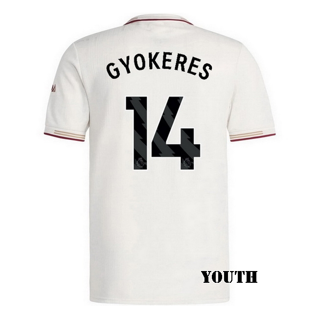 2025/26 Viktor Gyokeres #14 Third Youth Soccer Jersey