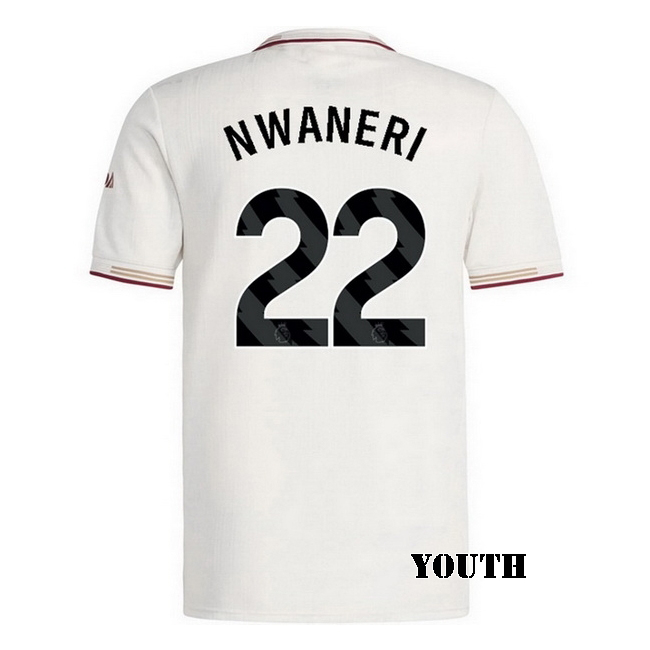 2025/26 Ethan Nwaneri #22 Third Youth Soccer Jersey