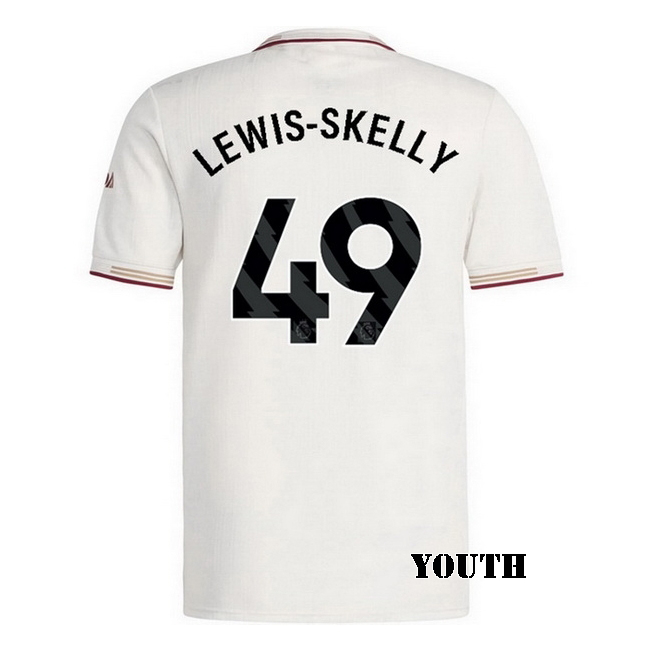 2025/26 Myles Lewis-Skelly #49 Third Youth Soccer Jersey