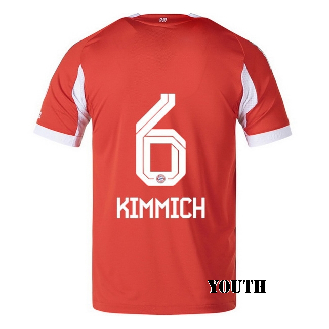 2025/26 Joshua Kimmich #6 Home Youth Soccer Jersey