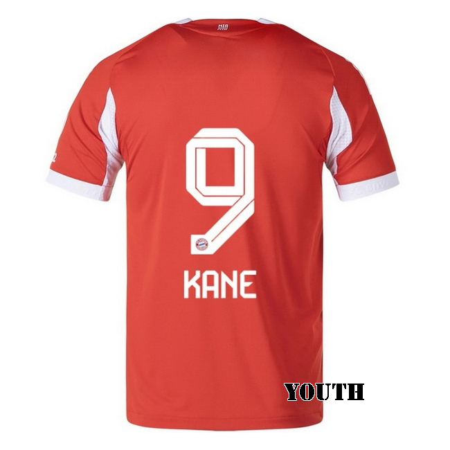 2025/26 Harry Kane #9 Home Youth Soccer Jersey