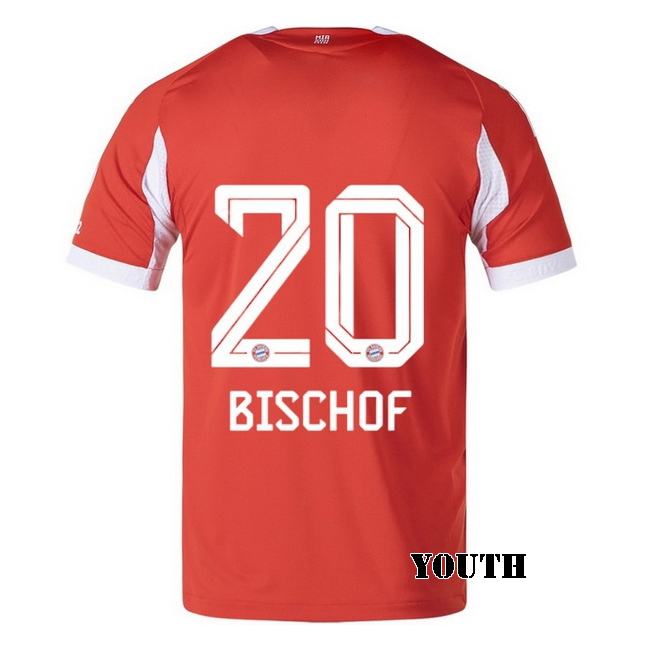 2025/26 Tom Bischof #20 Home Youth Soccer Jersey