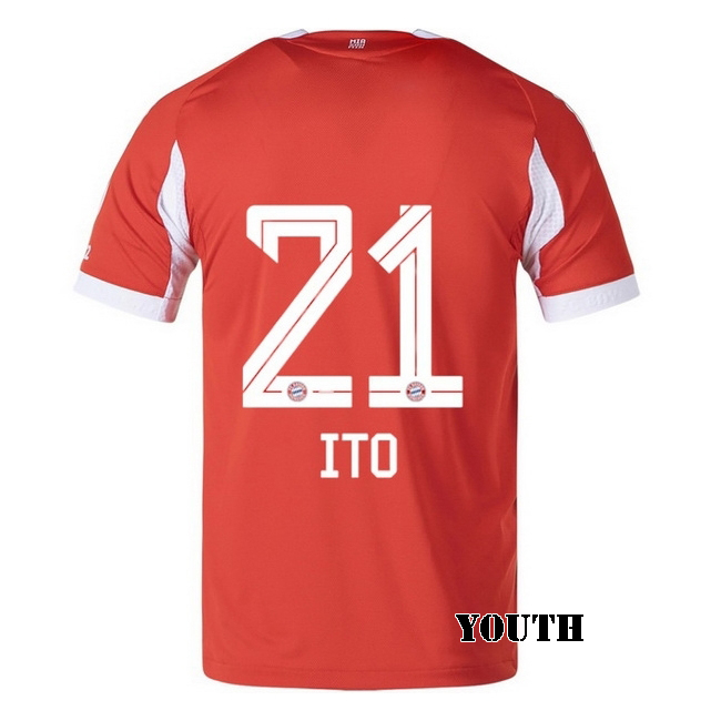 2025/26 Hiroki Ito #21 Home Youth Soccer Jersey