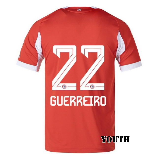 2025/26 Raphael Guerreiro #22 Home Youth Soccer Jersey