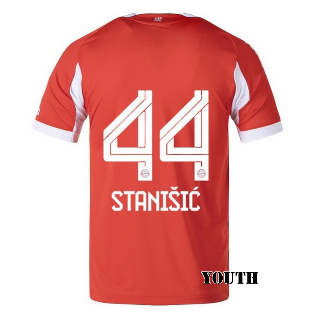 2025/26 Josip Stanisic #44 Home Youth Soccer Jersey