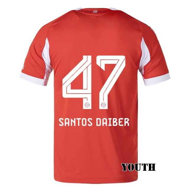2025/26 David Santos Daiber #47 Home Youth Soccer Jersey