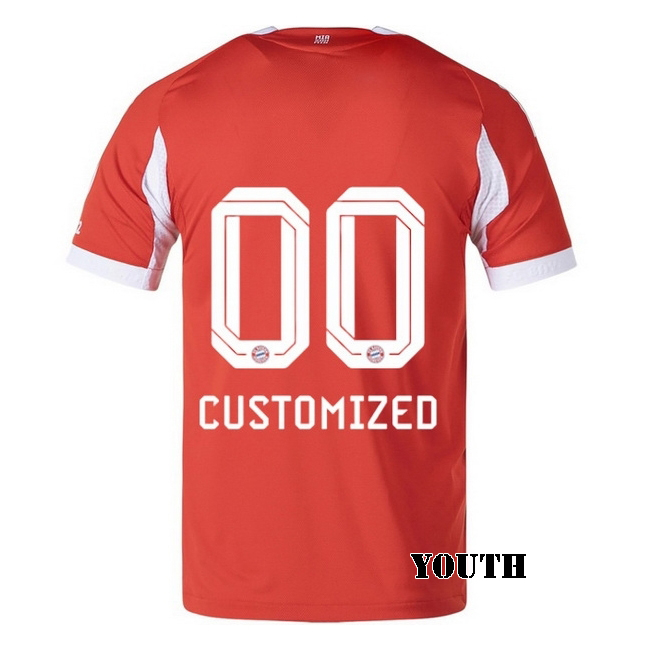 2025/26 Customized Q #00 Home Youth Soccer Jersey