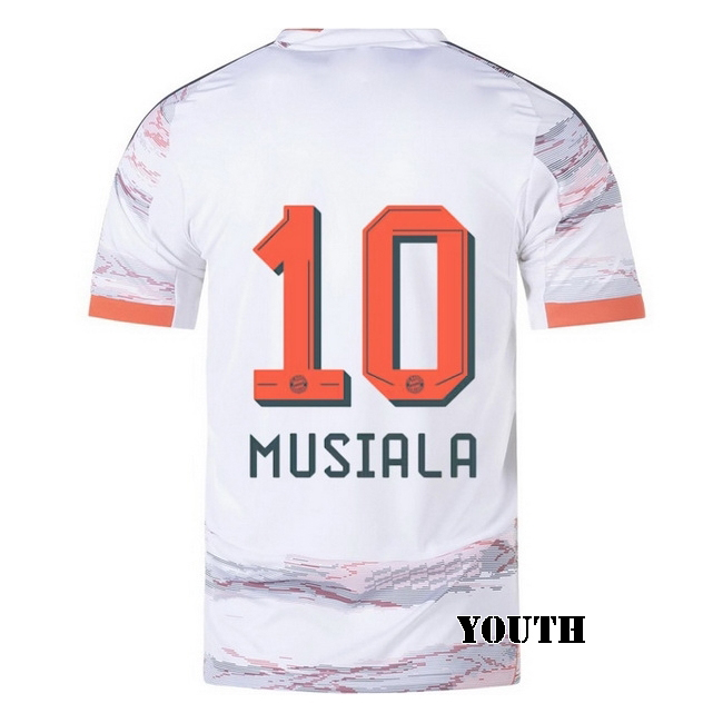 2025/26 Jamal Musiala #10 Away Youth Soccer Jersey