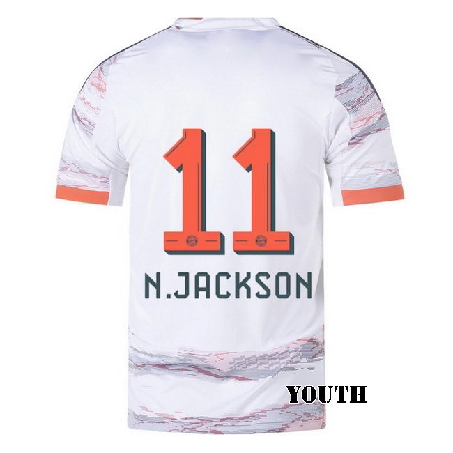 2025/26 Nicolas Jackson #11 Away Youth Soccer Jersey